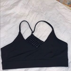 Carbon38 black sport bra